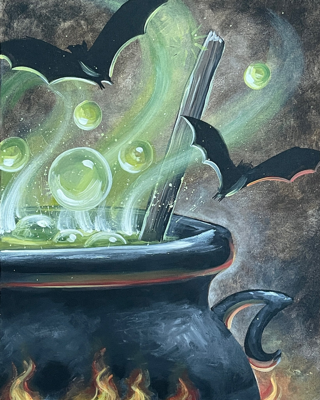Toil and Trouble Paint Night w.Food & Beverages Tuesday, October 7 from  6:30 - 9:00